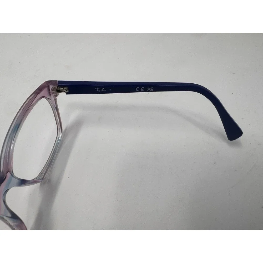 Ray-Ban RB1591 Junior Eyeglass Frames Only 46-16-125 Clear Blue 3807 Authentic